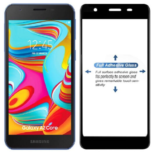 Samsung A2 Core Black Glass